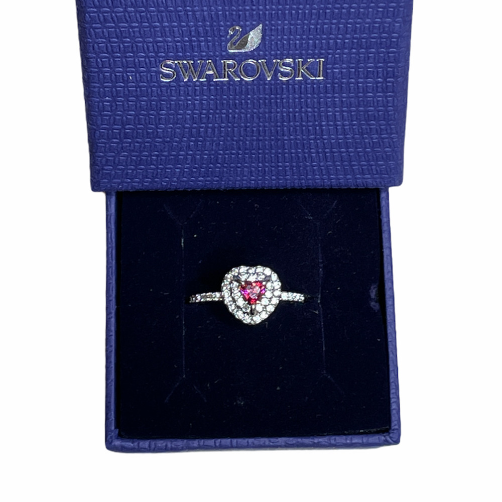 Swarovski One Ring Heart Size 8 US / 58 EU